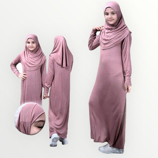 KIDS - Gebetskleid mit integriertem Kopftuch